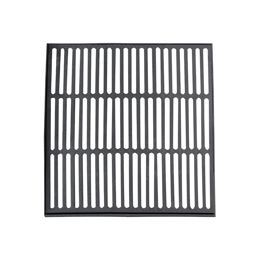 Conjunto Grelha com Caixilho 80x80 Reforçada